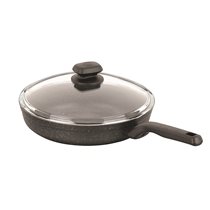 Aluminum frying pan with lid, 28 cm, "Ornella Alu" - Korkmaz
