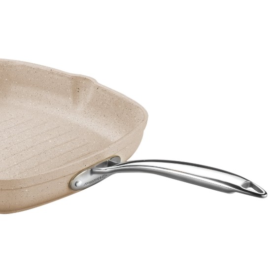 Square grill pan, aluminum, 28x28 cm, "Granita Alu" - Korkmaz