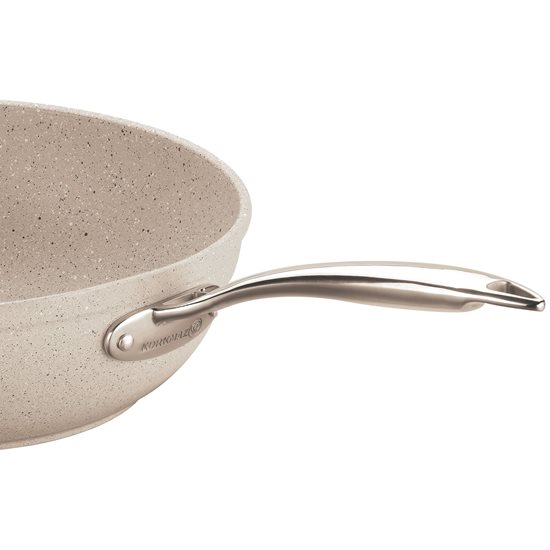 Sartén wok, aluminio, 28cm, "Granita Alu" - Korkmaz