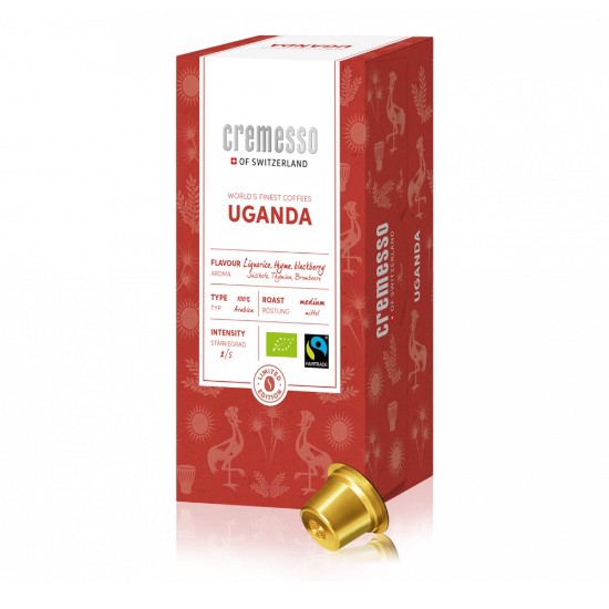 Kávové kapsuly, limitovaná edícia Uganda - Cremesso