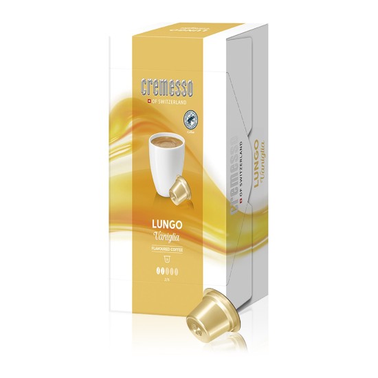 "Lungo Vaniglia" coffee capsules – Cremesso