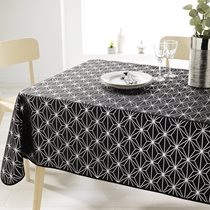 "Starry Black" rectangular tablecloth, 148x130 cm - Prodeco
