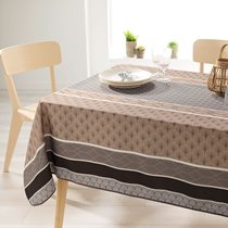 Rectangular tablecloth, 148x240 cm, Taupe - Prodeco