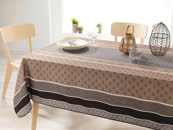 Nappe rectangulaire, 148x240 cm, Taupe - Prodeco