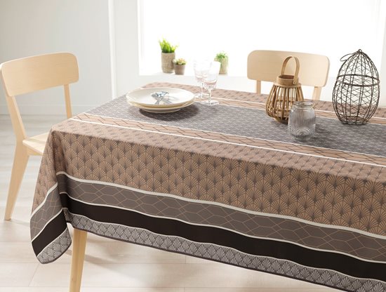 Toalha de mesa retangular, 148x240 cm, Taupe - Prodeco