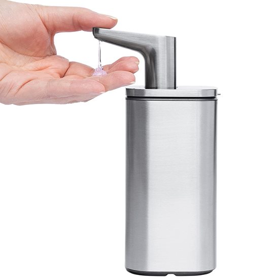 Dispenser for flytende såpe, rustfritt stål, 454 ml - simplehuman