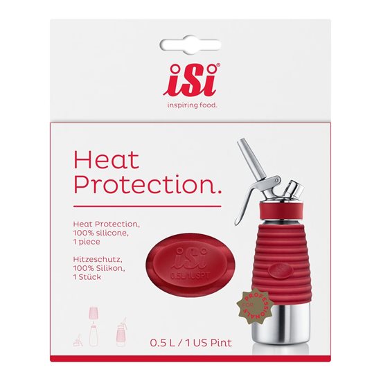 Silicone heat protection for 0.5 l Gourmet Whip siphon - iSi brand
