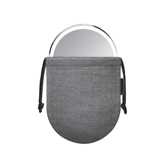 Pocket Makeup Mirror, med sensor, 10,4 cm, "Compact", Black - simplehuman