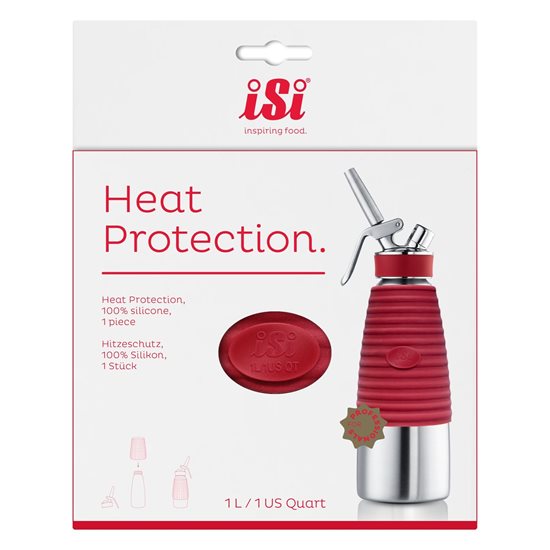 Silicone heat protection for 1 l Gourmet Whip siphon - iSi brand