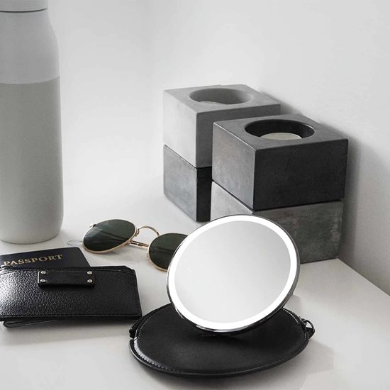 Zip case for sensor mirror, "Compact", Black - simplehuman