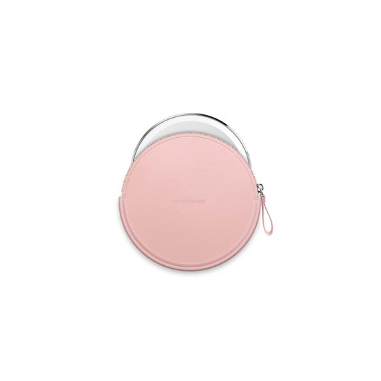 Blixtlåsfodral för sensorspegel, Compact, Pink - simplehuman