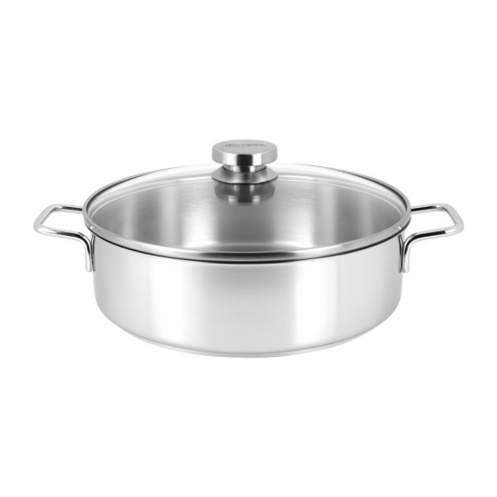 Stainless steel saucepan with glass lid, 28 cm/4,8L "Apollo" - Demeyere