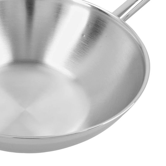 Pan wok, cruach dhosmálta, 7-Ply, 30cm/4.8L - Demeyere