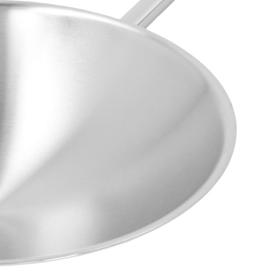 Poêle Wok, acier inoxydable, 7 plis, 36 cm/6 L, "Apollo" - Demeyere