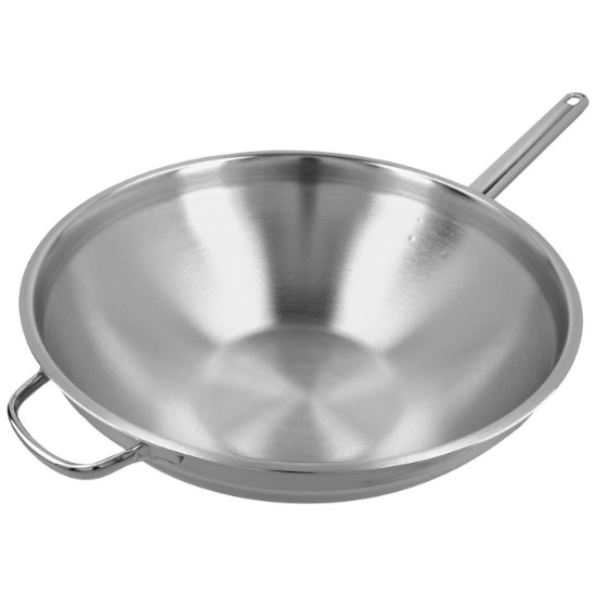 Wok pan, stainless steel, 7-Ply, 36cm/6L - Demeyere
