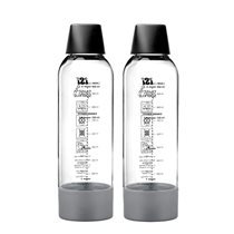 Set of 2 Twist'n Sparkle bottles, 950 ml - iSi brand