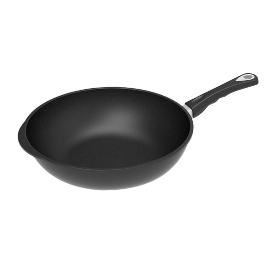 Panela wok, alumínio, 30 cm - AMT Gastroguss