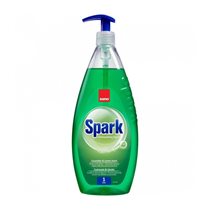 Dishwashing detergent with pump, 1L, “Spark”, cucumber - Sano