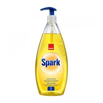 Dishwashing detergent with small pump, 1L, “Spark”, lemon - Sano