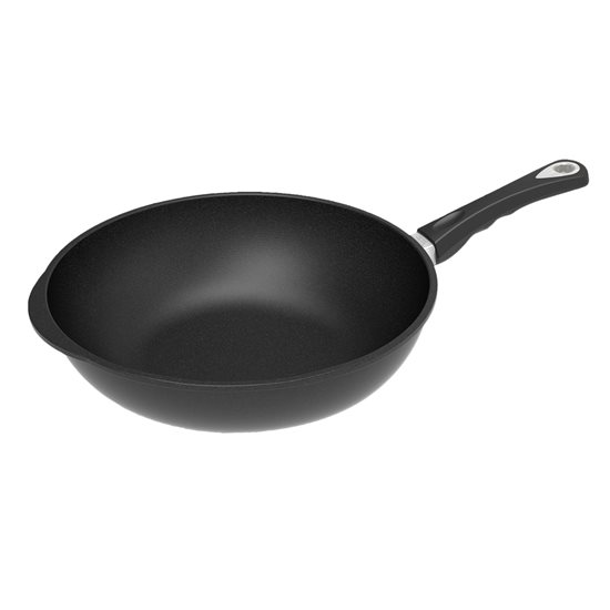 Panela wok, alumínio, 32 cm, indução - AMT Gastroguss