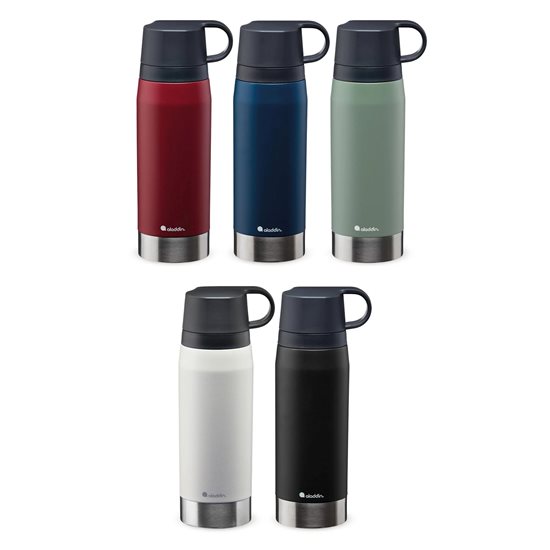 Stainless steel thermoinsulating bottle, 1.1 L, "CityPark Thermavac", Sage Green - Aladdin