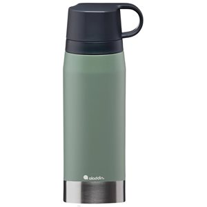 Stainless steel thermoinsulating bottle, 1.1 L, "CityPark Thermavac", Sage Green - Aladdin