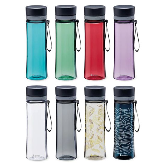 Butelka plastikowa "Aveo" 600 ml, kamienna szarość - Aladdin