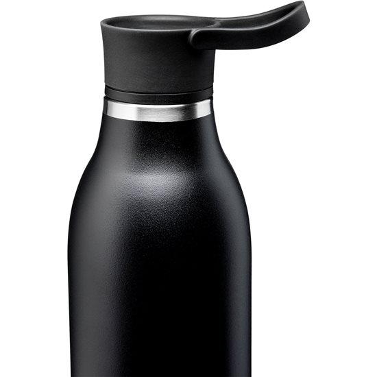 Rustfri stålflaske, 600ml, "Cityloop Thermavac", Lava Black - Aladdin