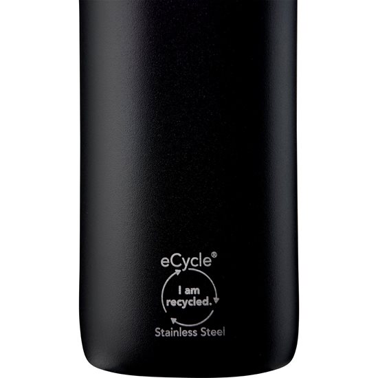 Rozsdamentes acél palack, 600ml, "Cityloop Thermavac", Lava Black - Aladdin