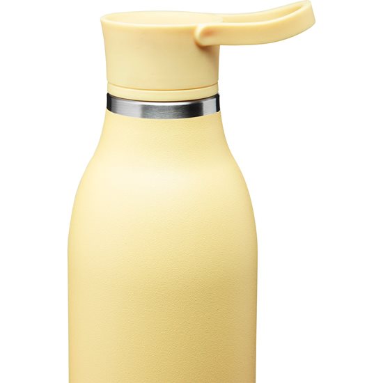 Paslanmaz çelik şişe, 600ml, "Cityloop Thermavac", Lemon Yellow - Aladdin