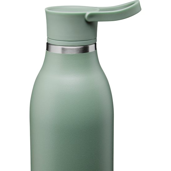 Rustfritt stål flaske, 600ml, "Cityloop Thermavac", Sage Green - Aladdin