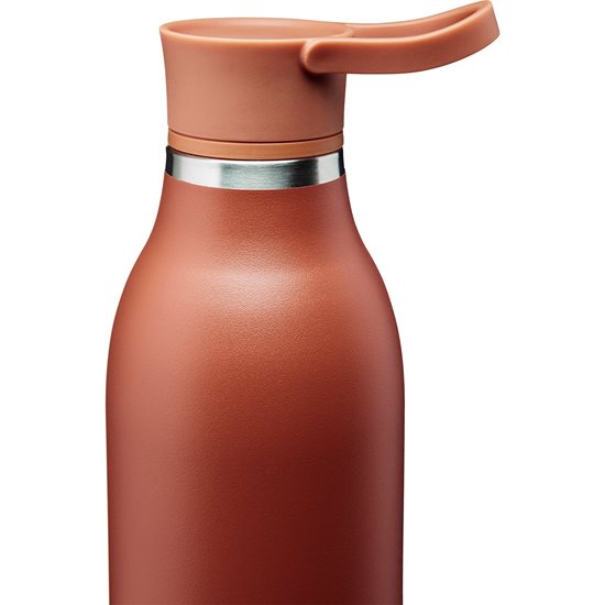 Paslanmaz çelik şişe, 600ml, "Cityloop Thermavac", Terracotta - Aladdin