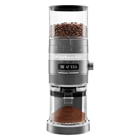 Elektrický mlynček na kávu "Artisan", farba "Medallion Silver" - značka KitchenAid