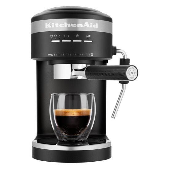 Elektrický espresso kávovar "Artisan", 1470W, Matte Black - KitchenAid