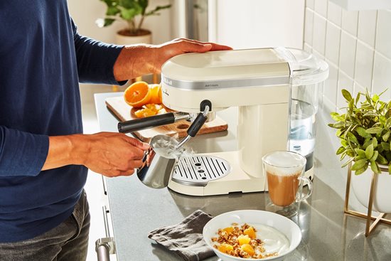 Ηλεκτρική μηχανή εσπρέσο "Artisan", 1470W, χρώμα "Almond Cream" - μάρκα KitchenAid