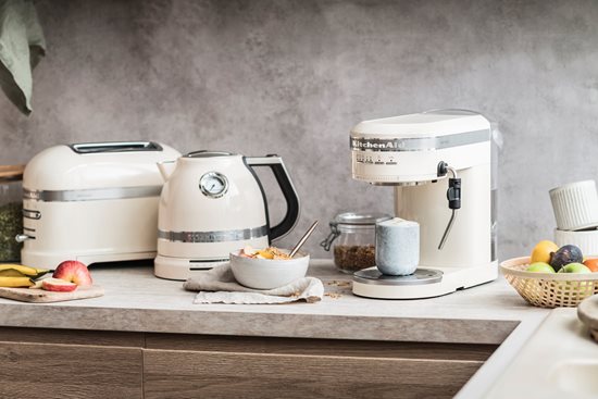 Elektryczny ekspres do kawy „Artisan”, 1470 W, kolor „Almond Cream” – marka KitchenAid