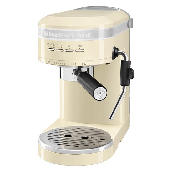 "Artisan" electric espresso machine, 1470W, "Almond Cream" color - KitchenAid brand