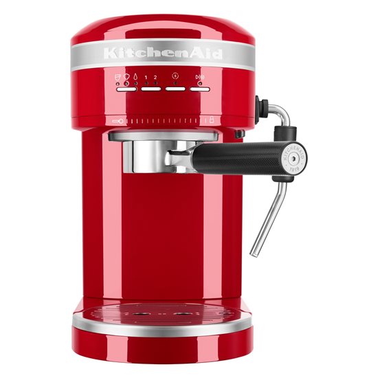 Meaisín espresso leictreach "Artisan", 1470W, dath "Empire Red" - branda KitchenAid