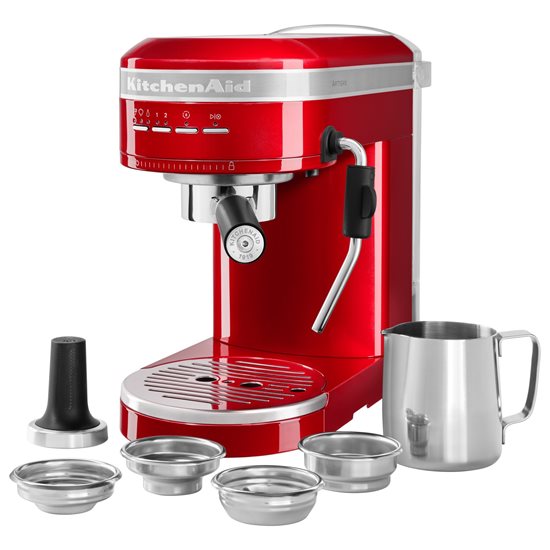 Ηλεκτρική μηχανή εσπρέσο, 1470W, Artisan, Candy Apple - KitchenAid