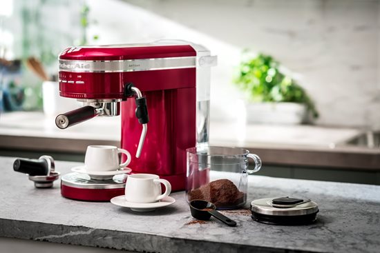 Elettriku espresso maker, 1470W, Artisan, Candy Apple - KitchenAid