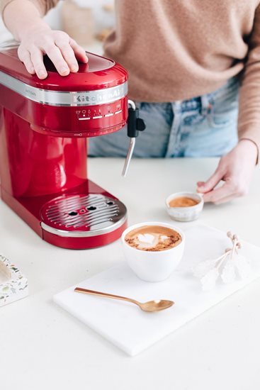 Ηλεκτρική μηχανή εσπρέσο, 1470W, Artisan, Candy Apple - KitchenAid