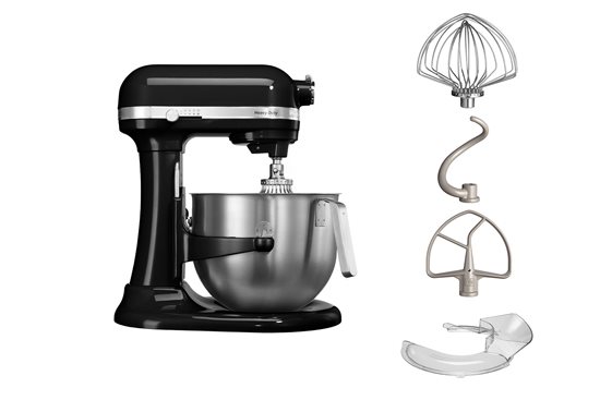 Dubens pakeliamas stovas maišytuvas, 6,9 L, Professional Heavy Duty, Onyx Black - KitchenAid