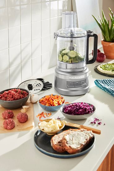 Food processor, 2.1L, 250W, Contour Silver - KitchenAid