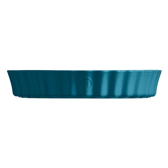 Forma do pieczenia tart, ceramiczna, 32 cm/3L, "Śródziemnomorski błękit" - Emile Henry