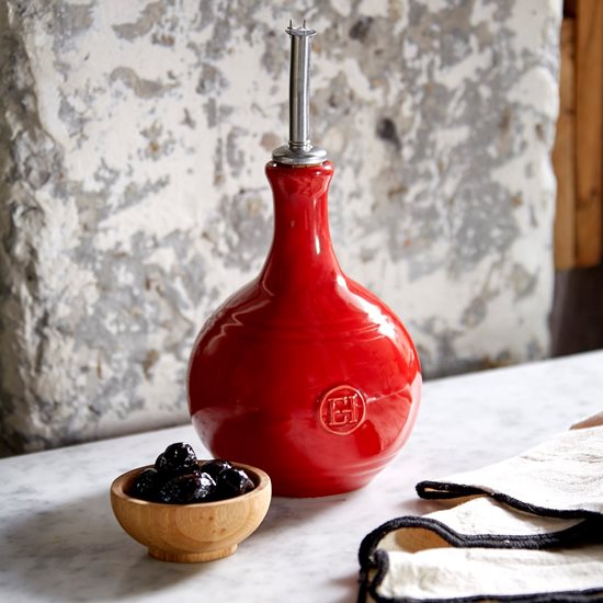 Vinegar dispenser, ceramic, 0.45L, Burgundy - Emile Henry