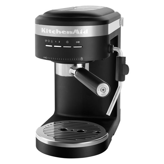 "Artisan" electric espresso machine, 1470W, "Cast Iron Black" color - KitchenAid brand