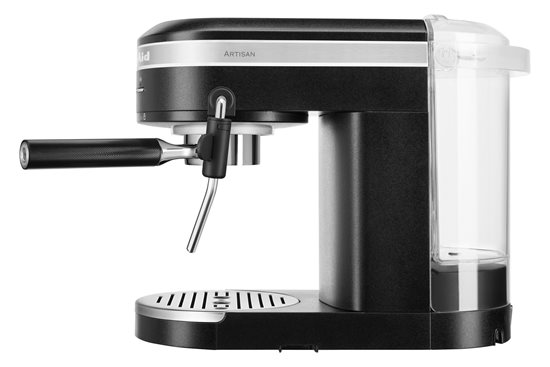 "Artisan" elektrisk espressomaskin, 1470W, "Cast Iron Black" färg - KitchenAid varumärke