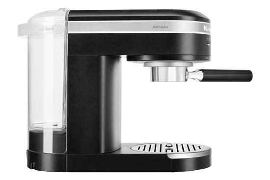 Machine expresso électrique "Artisan", 1470W, couleur "Cast Iron Black" - marque KitchenAid