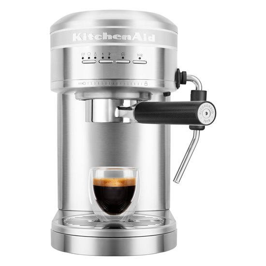 "Artisan" elektriskā espresso automāts, 1470W, "Stainless Steel" krāsa - KitchenAid zīmols