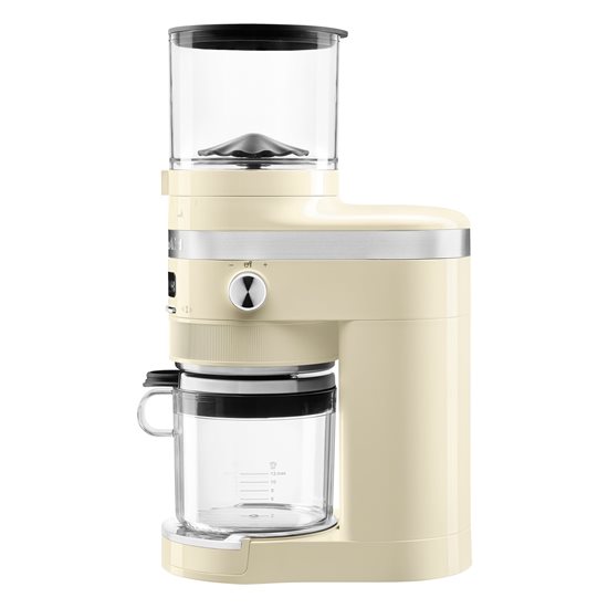 "Artisan" electric coffee grinder, "Almond Cream" color - KitchenAid brand